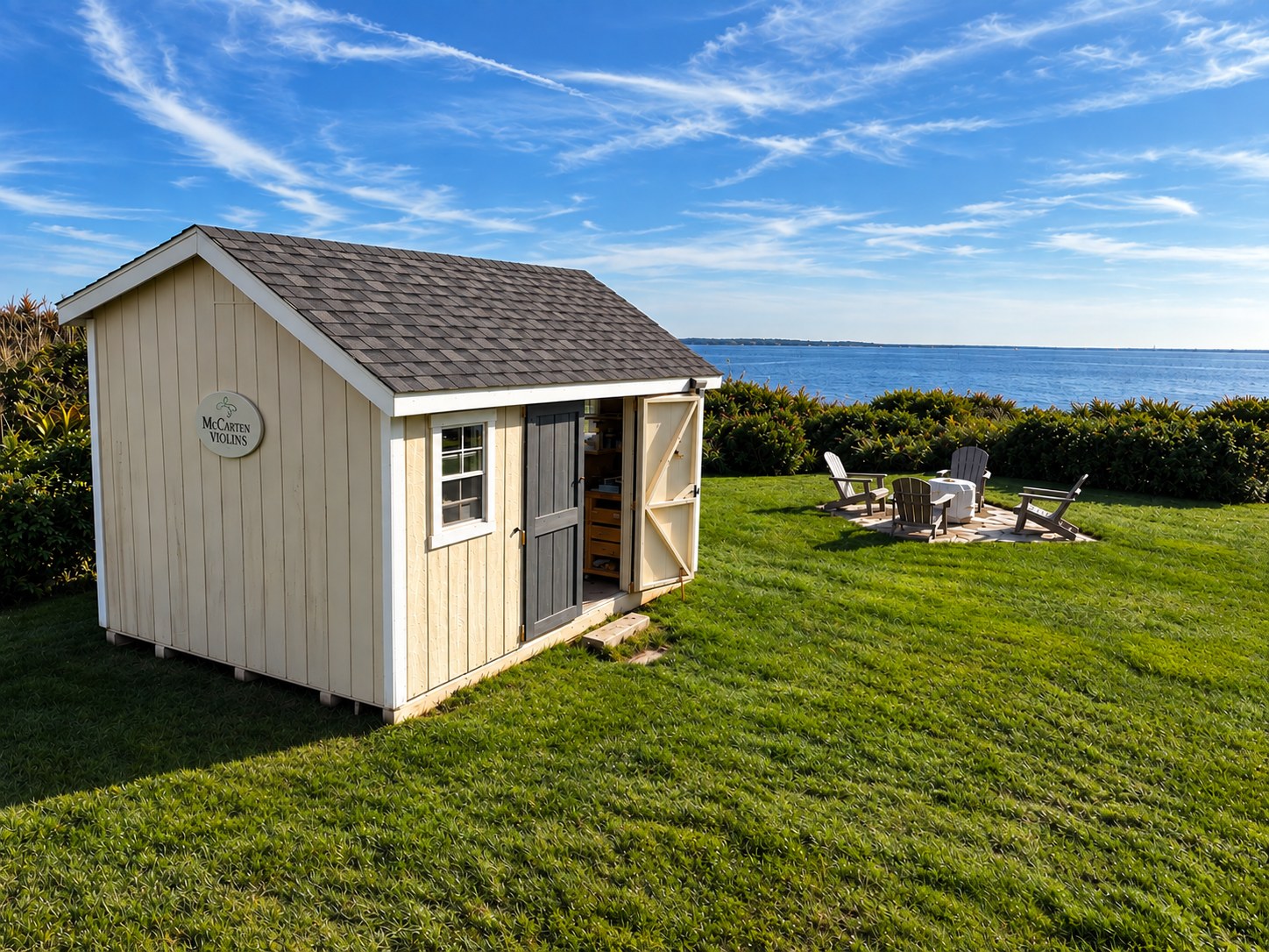 McCarten Violins workshop near Block Island Sound