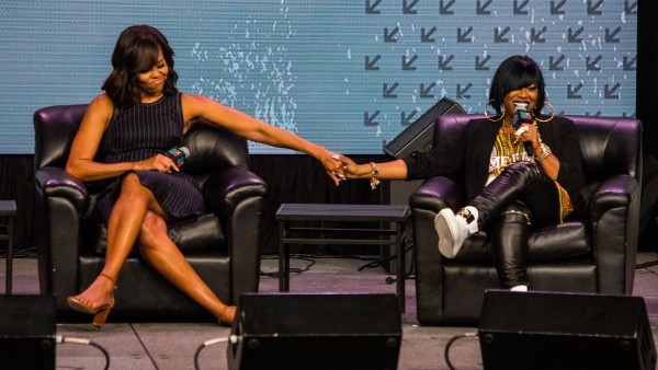 Michelle Obama and Missy Elliott